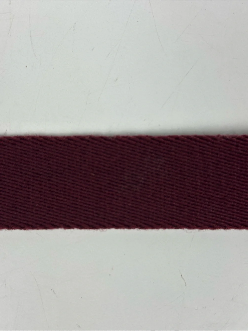 Polo by Ralph Lauren Burgundy Webbed Belt with Brown Leather Accents